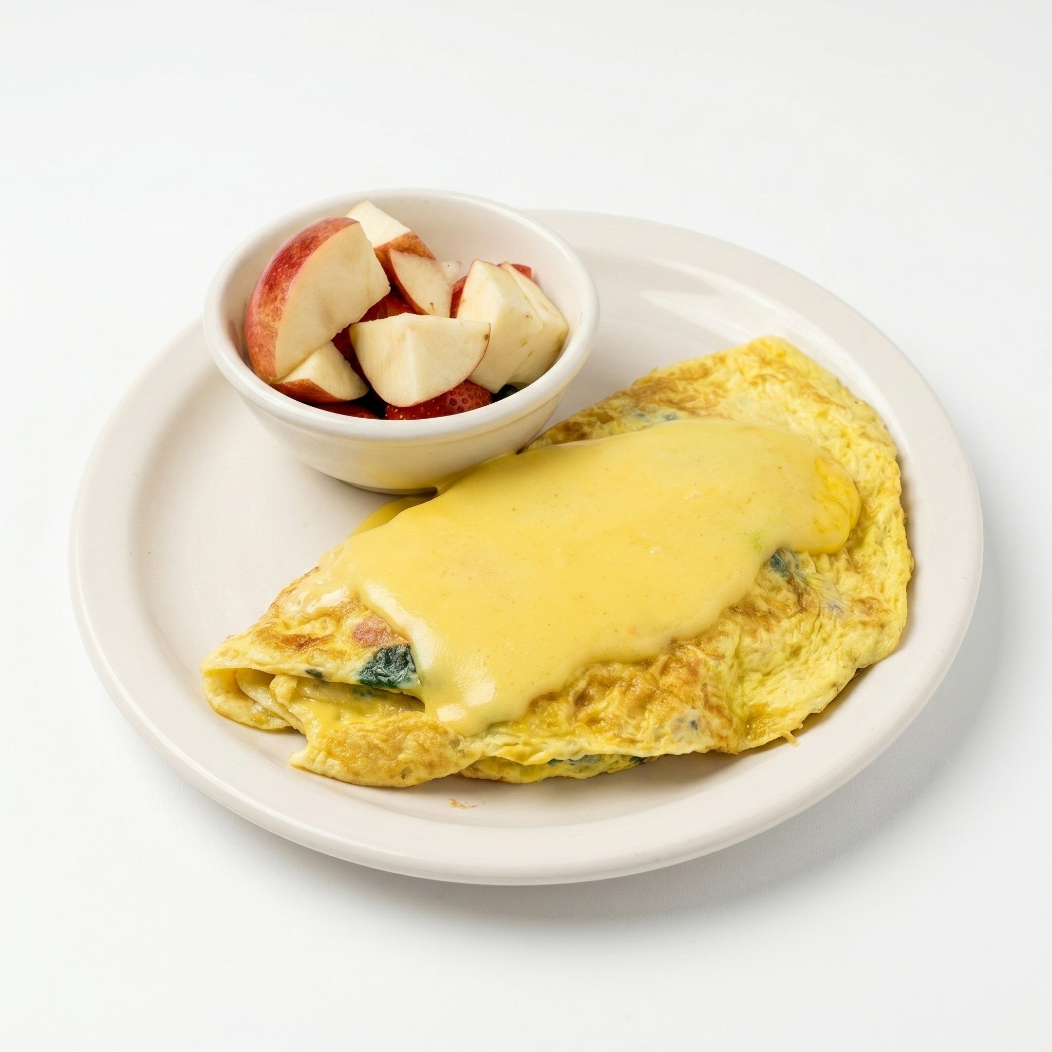 Katies Fire Florentine Premium Omelette.