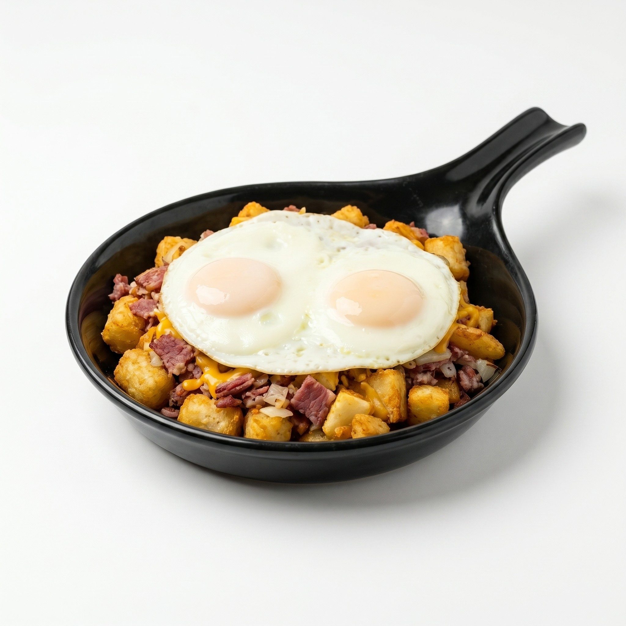 Homemade Corned Beef Hash & Eggs.