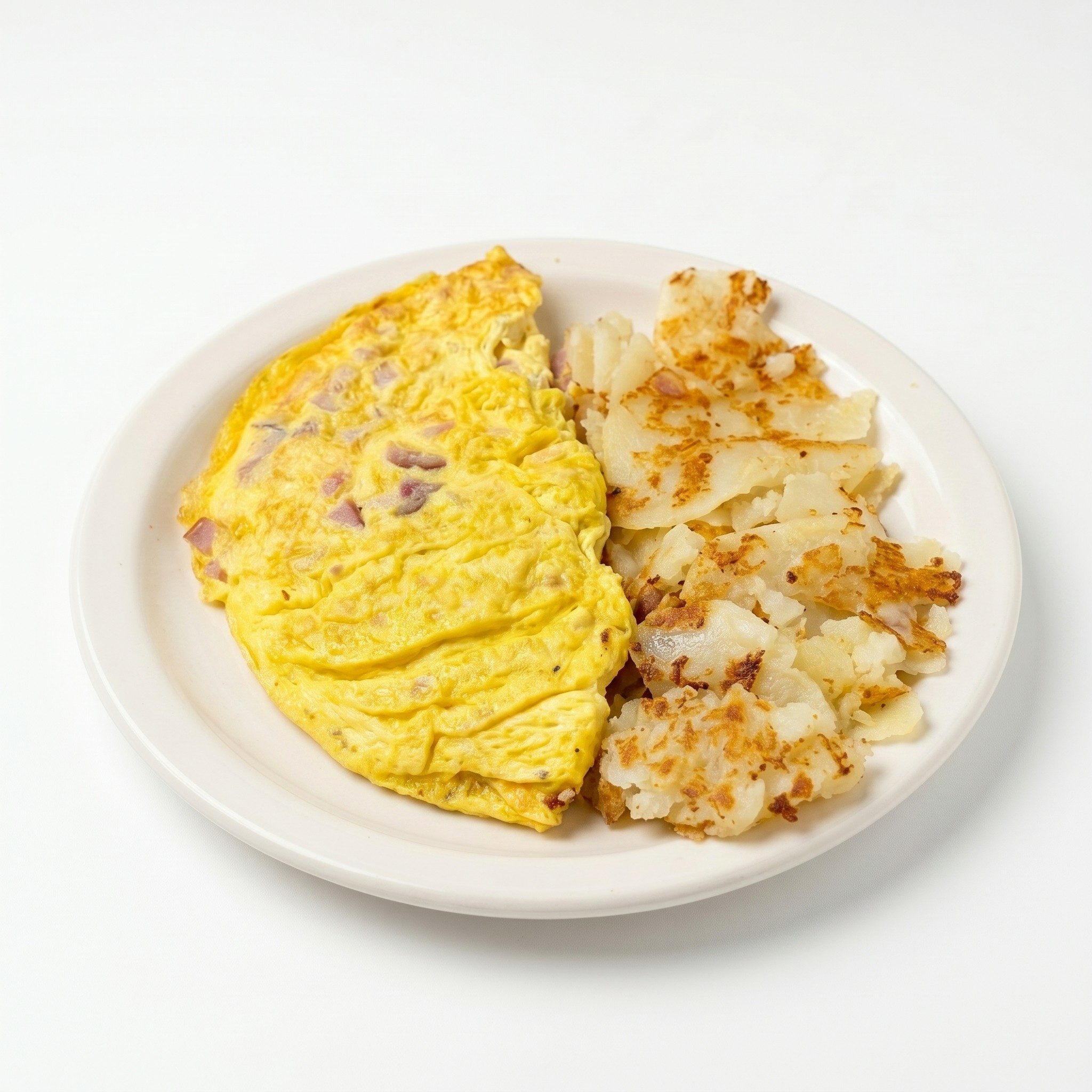 Ham & Cheese Traditional Omelette.