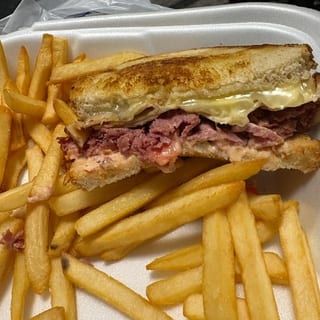 Gg's Double Cheese Deli Sandwich