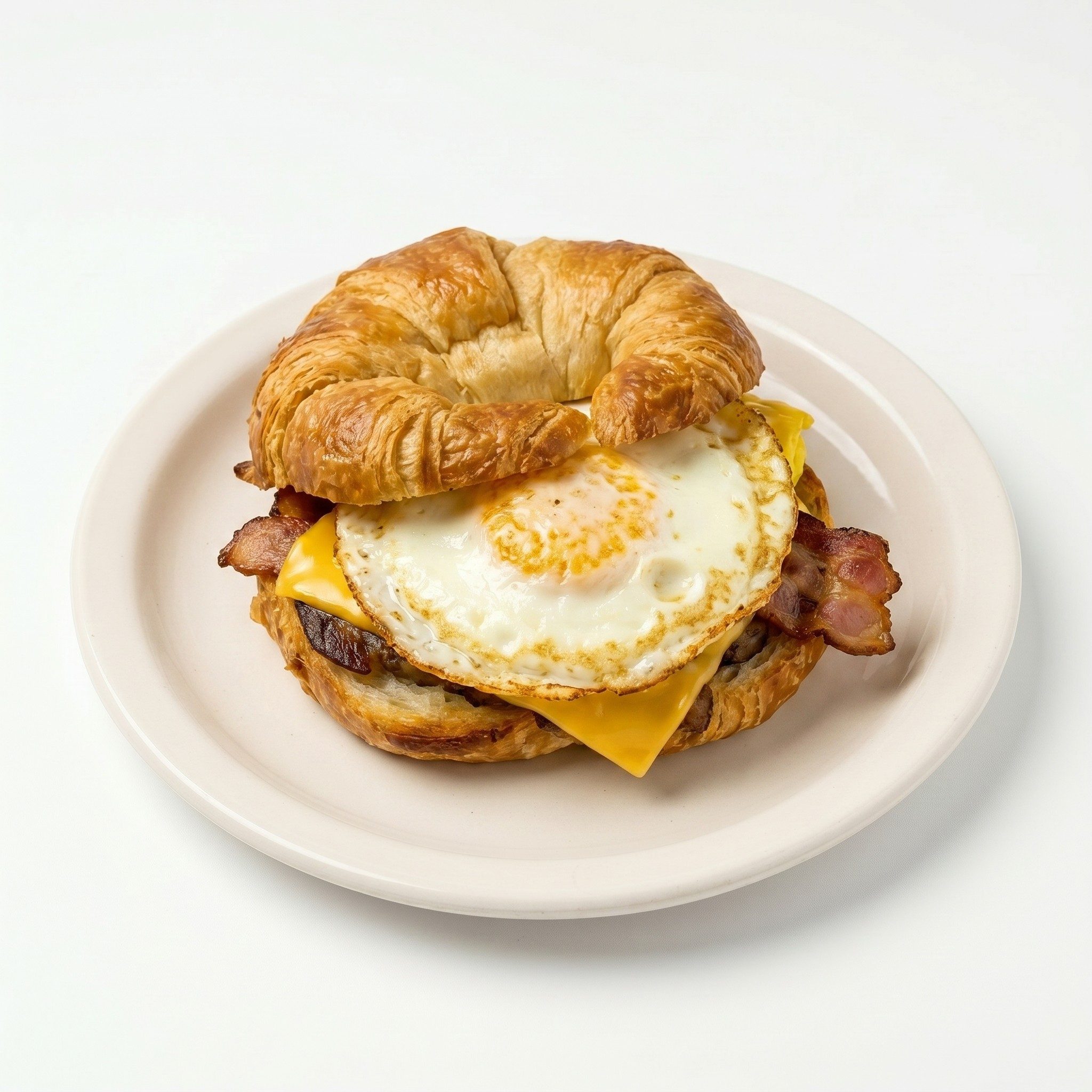 Croissant Breakfast Sandwich.