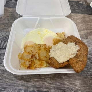 Country Fried Steak & Eggs