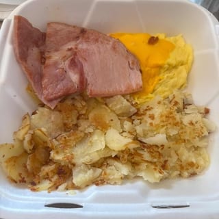 Eggs, Ham, Bacon or Sausage