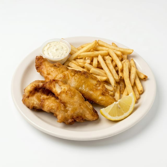 Fish & Chips Dinner.