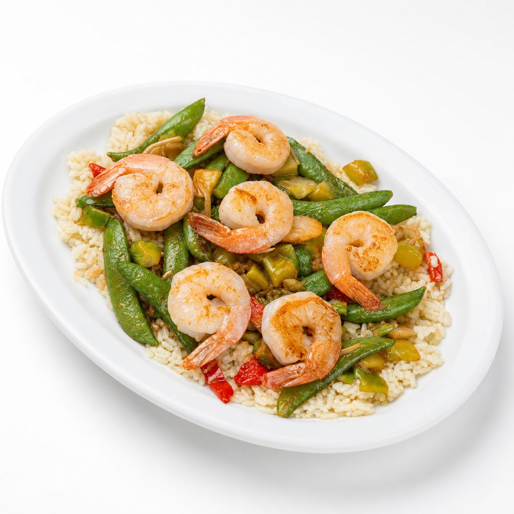 Stir-Fry (Chicken or Shrimp) Dinner.