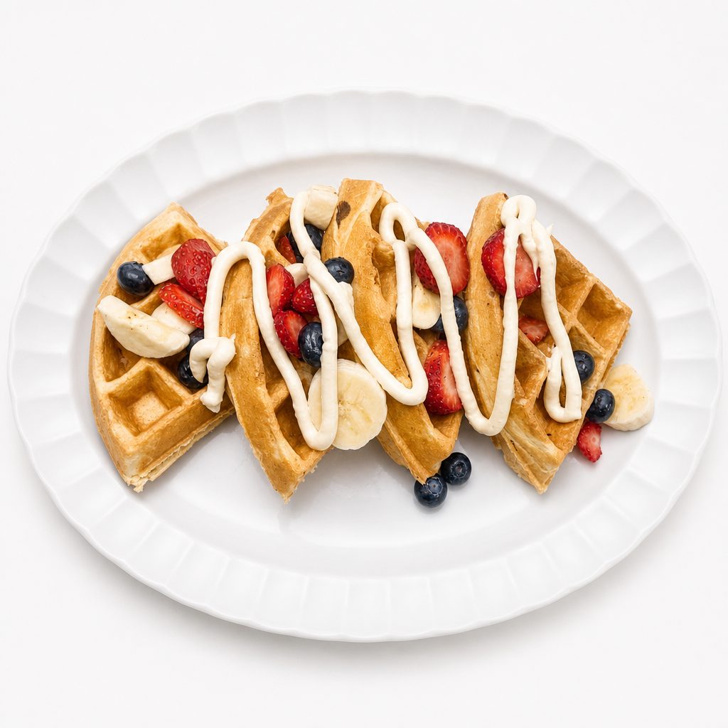 Tootie Fruity Waffles.