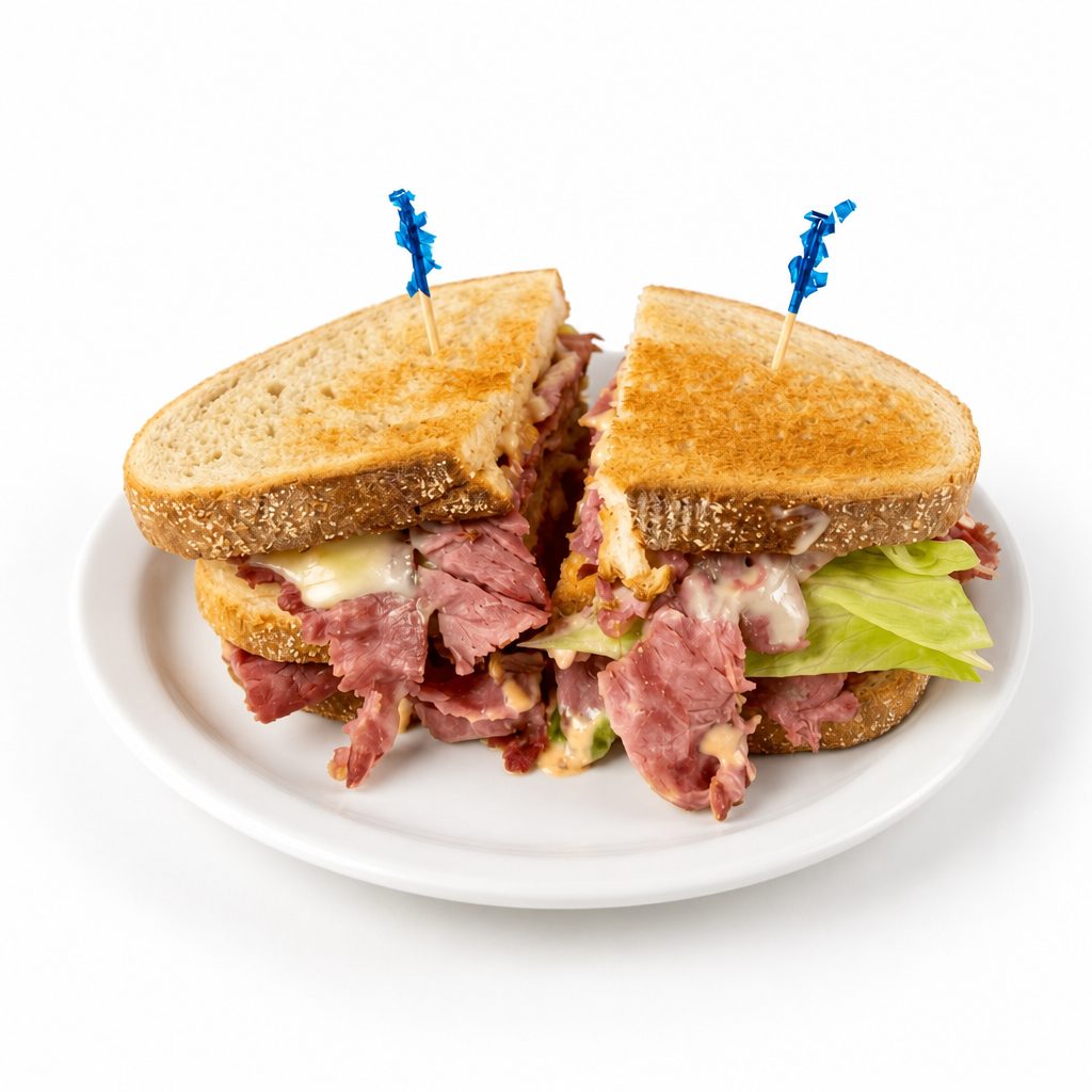 Robbie's Reuben Deli Sandwich.
