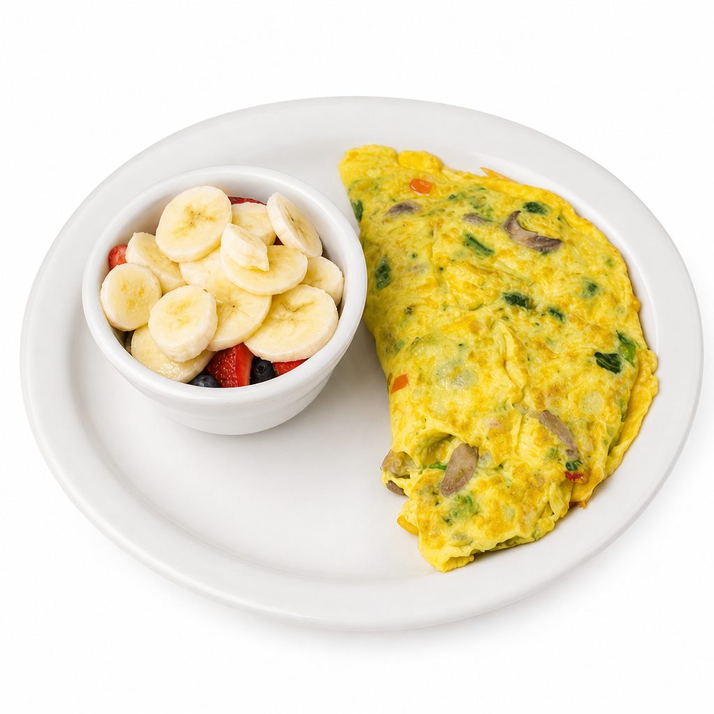 Veggie Traditional Omelette.