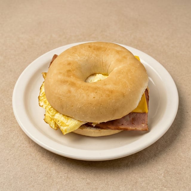 Bagel Breakfast Sandwich.