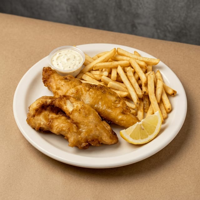 Fish & Chips Dinner.