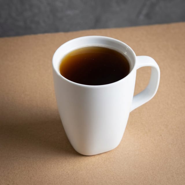 Freshly Brewed Coffee.