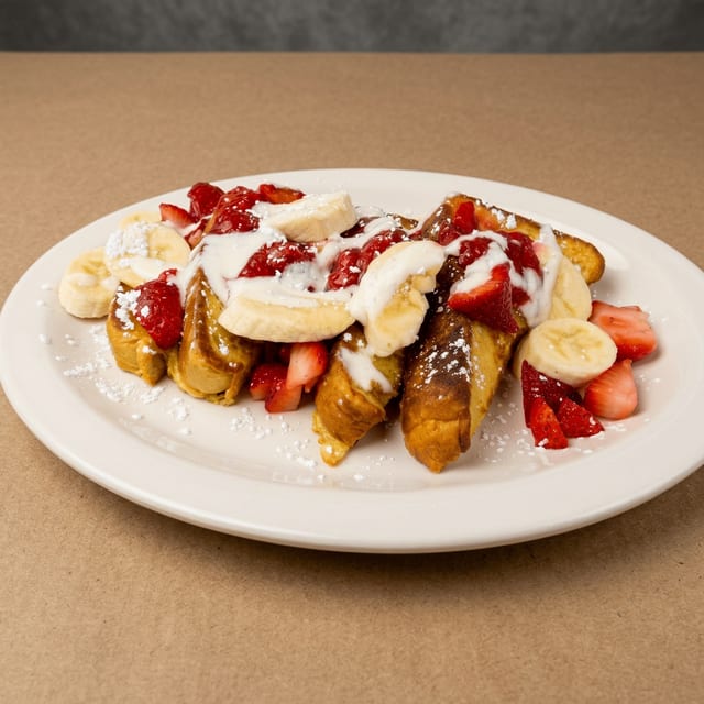 Strawberry Banana French Toast.