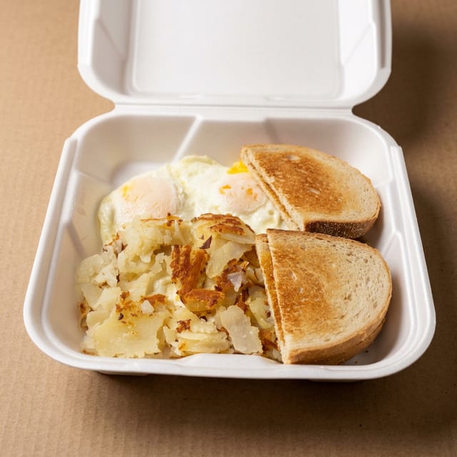 (2) Eggs & Potatoes.