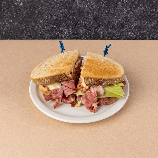 Robbie's Reuben Deli Sandwich.