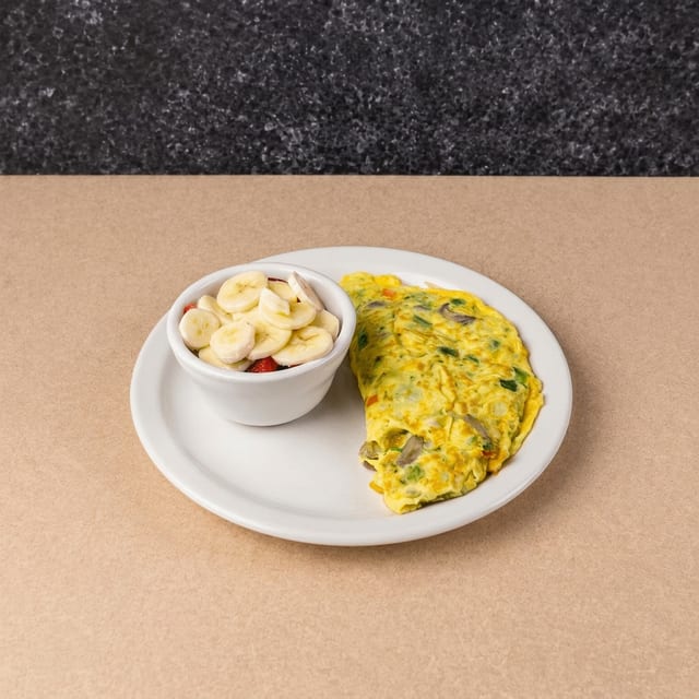 Veggie Traditional Omelette.